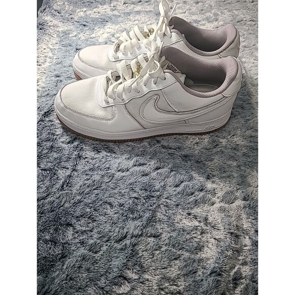 Nike Air Force 1 \'07 White Shoes Men\'s Size 9 Gum Sole Used Sneakers 0J7015-991 main image 10